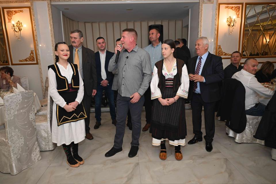 Председник Слободан Панић са члановима управног одбора - 21. Вече топличана Ниш 2026